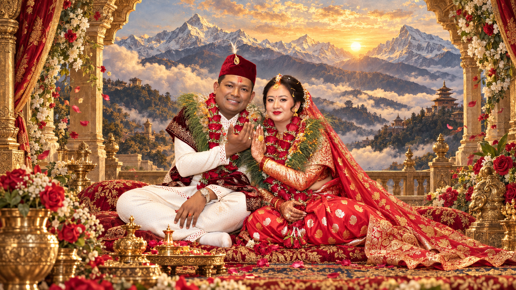 Rabinson wedding AI background
